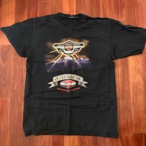 Vintage black Harley Davidson T-shirt from Austria